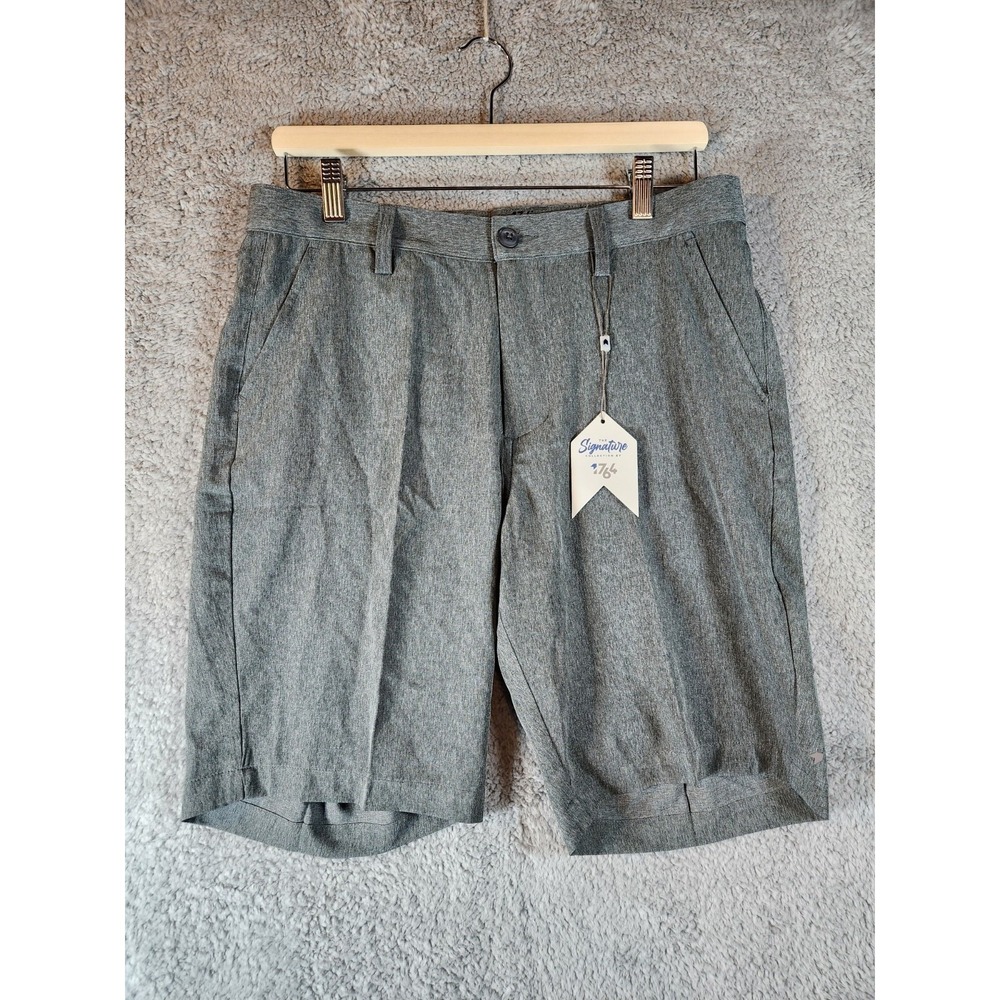 1764 Signature Golf Shorts Men's‎ 30 (Fits 32x9) Gray Slash Pockets Performance
